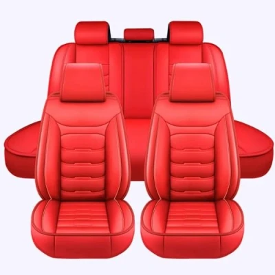 Image of Car Seat Covers for F𝗼𝗿d Focus 2012 2023 Cover,NonSlip Waterproof Breathable Cushion Protector,All seasons Faux Leather Full Set