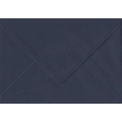 Image of Imperial Navy Blue C6 114mm x 162mm Gummed Coloured A6 Card Envelopes 100gsm (Pack of 100)