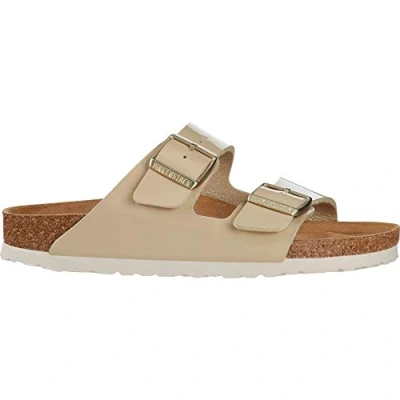 Image of Birkenstock Arizona Birko Flor Patent Unisex Sand Slides Sandals