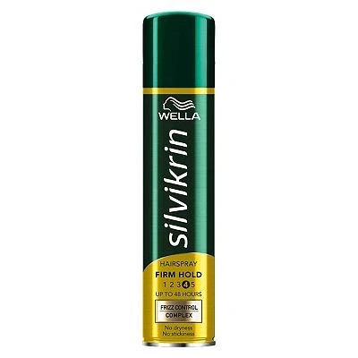 Image of Wella Silvikrin Firm Hold Hairspray, 250ml