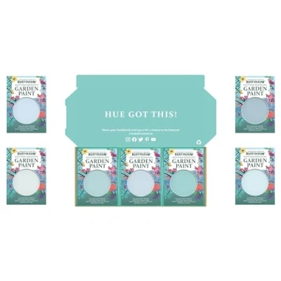 Image of Rust Oleum Garden Paint in Gloss Finish Soft Blues Tester Box