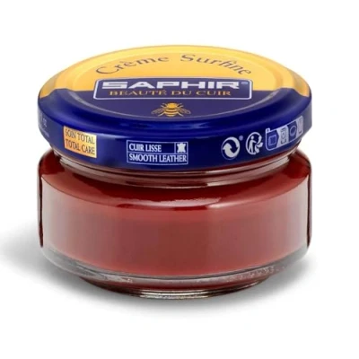 Image of Saphir Cream Surfine Shoe Polish ACAJOU 09