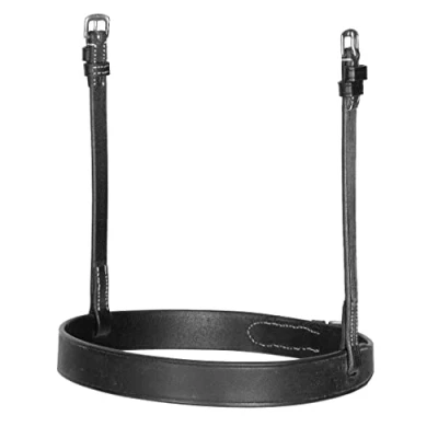 Image of Shires Avignon Hunter Cavesson Leather Noseband (Small Pony, Black)