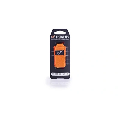 Image of Gruv Gear FretWraps HD &#039;Flare&#039; String Muter 1 Pack (Orange, Small) (FW 1PK ORG SM)