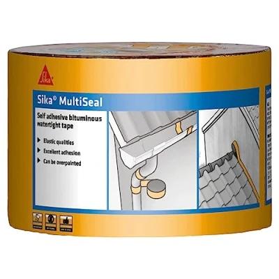 Image of Sika MultiSeal Self Adhesive Bituminous Sealing Tape, Grey, 225 mm x 10 m
