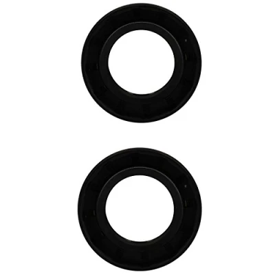Image of 2 Trailer Bearing Hub Metric Oil Seal ID30mm x OD52mm W10mm Rubber Sprung