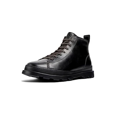 Image of Camper Brutus Laceup ankle boots, Men&#039;s, Size: 8, Dark gray Leather
