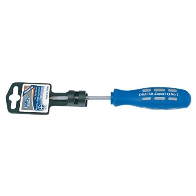 Image of Draper Expert Cross Slot Mechanic&#039;s Screwdriver, No.1 x 75mm