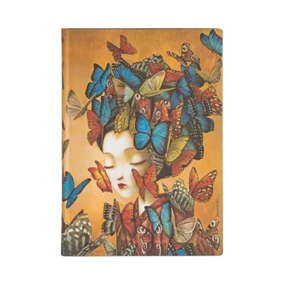 Image of Paperblanks Softcover Flexis Madame Butterfly Lined Midi (130 x 180 mm) (Esprit de Lacombe)