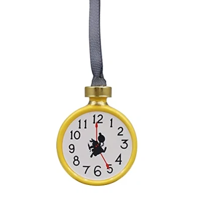 Image of Disney Alice In Wonderland Hanging Tree Decoration Gold Key 7.4cm x 4.8cm 5.7cm Ornament Christmas Decorations Gifts