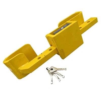 Image of Heavy Duty Shipping Container Lock (Door Storage Trailer Cargo Security Padlock Device Crossbar)