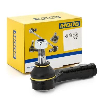 Image of 1545339, 2248199, 8V513C437AA, J7BC3C437AA Track rod end MOOG FD ES 7386 M10X1.25 outer, Left, Front Axle FORD: Ecosport Mk2, FIESTA 6, 6 Van