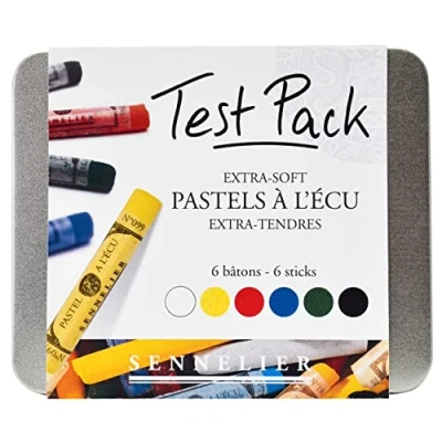 Image of Sennelier Extra soft Pastel sticks 6 tin set Artists level Test Pack