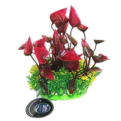 Image of Betta Choice Red Plastic Aquarium Plant