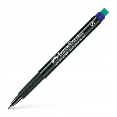 Image of Faber Castell 3 multimarks Permanent Marker 12 CD, S, Blue