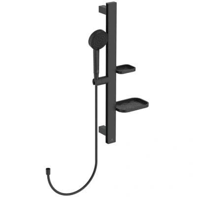 Image of Ideal Standard BD586XG Alu+ Shower Combination, Silk Black, 60 cm