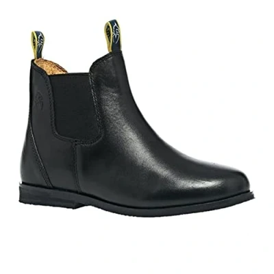Image of Shires Moretta Fiora Jodhpur Short Riding Boots In Black Child Size 7/24,