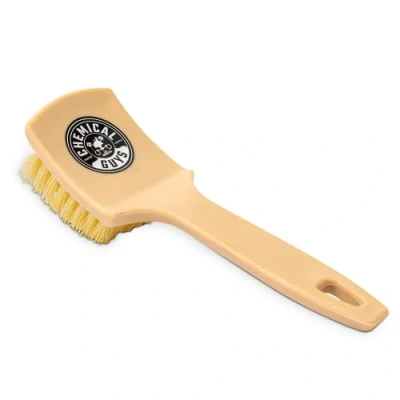 Image of Chemical Guys Induro 7 Heavy Duty Nifty Interior Carpet/Upholstery Detailing Brush, Rubber, Synthetic, Black