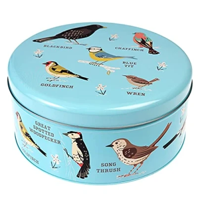 Image of Garden Birds Round Cake Tin