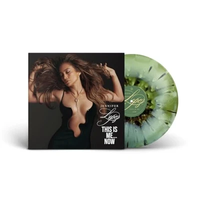 Image of Jennifer Lopez This Is MeNow Forest Green, Custard &amp; Black Splatter vinyl + Alternative Cover 2024 UK LP 538953271