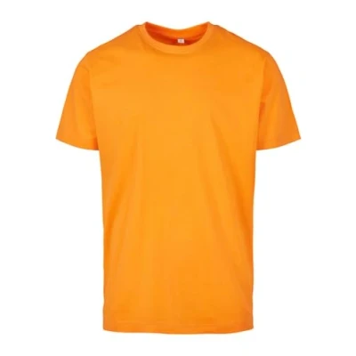 Image of Build Your Brand Mens By004 T Shirt, Orange, L UK