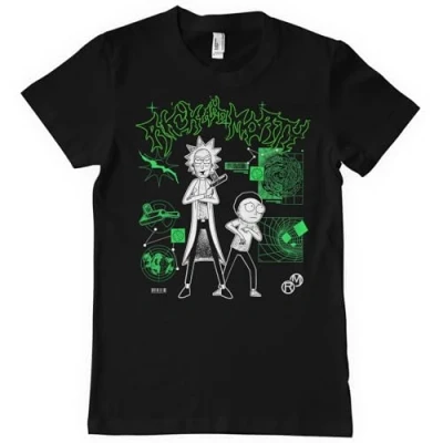 Image of Rick and Morty Officially Licensed LAB Mens T Shirt (Black), XXXX Large