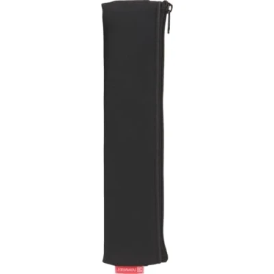 Image of Brunnen Colour Code 104903590 Pencil Case with Elastic Strap 21 x 5 1 cm Suede Look Black/Onyx