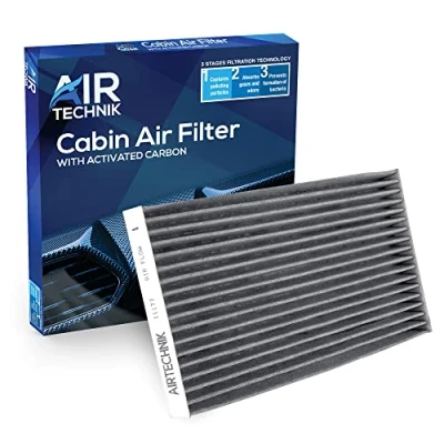 Image of CF11177 Cabin Air Filter w/Activated Carbon Fits 2009 2014 Nissan Cube, 2011 2017 Juke, 2023 Leaf, 2013 2019 Sentra 27891 3DF0A