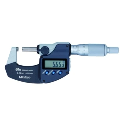 Image of MITUTOYO Digital Outside Micrometer Series 293 without Data Output IP65, Measuring Range 0 25 mm, 1 Piece, 240 30