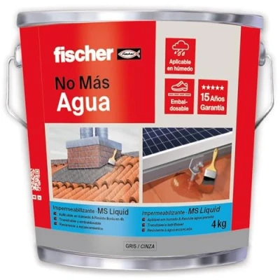 Image of Fischer MS POT impermeabilizante Liquid 1 Kg Grey