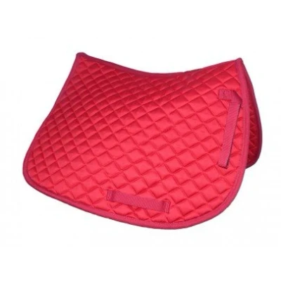 Image of Gallop Quilted Saddle Pad, (Full, Red)