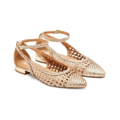 Image of GIOSEPPO Women&#039;s Dell Ballet Flat, Gold, 5.5 UK