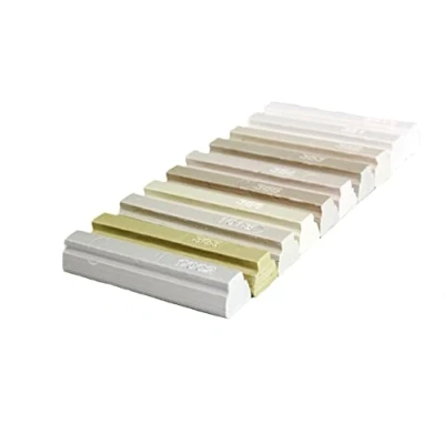 Image of Solmer LTD KO141150 White Konig Soft Wax Furniture Repair Filler Sticks Set (150 Mixed