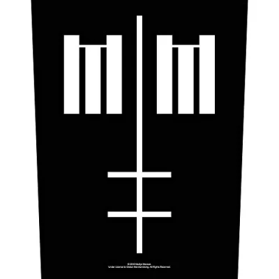 Image of Marilyn Manson Crosses Backpatch