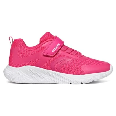 Image of Geox J Sprintye Girl A Sneaker, Fuchsia, 2.5 UK