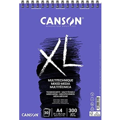 Image of Canson XL Mixed Media Pad 300gsm A4 30 sheets