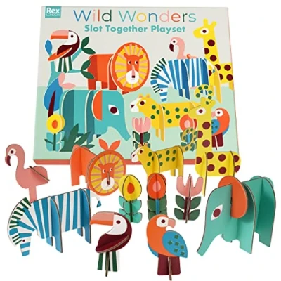 Image of Rex London Wild Wonders Slot Together Playset