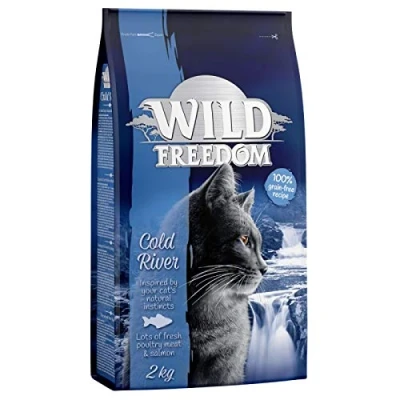Image of Wild Freedom Salmon Dry Cat Food, Grain Free, Adult, 2 kg