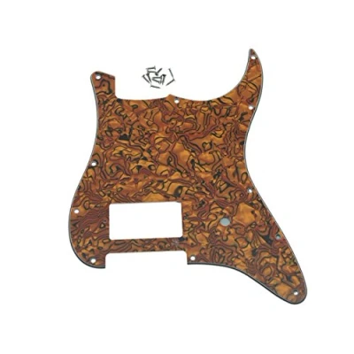 Image of KAISH 11 Hole ST/Strat Style One Humbucker Guitar Pickguard Scratch Plate for Delonge Stratocaster/Strat Tiger Stripe