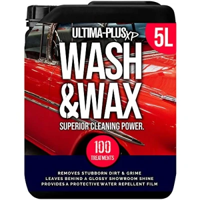 Image of Ultima Plus XP Wash and Wax Car Shampoo Removes Dirt, Grime Stains &amp; Leaves a Showroom Shine Easy to Use (5 Litres)