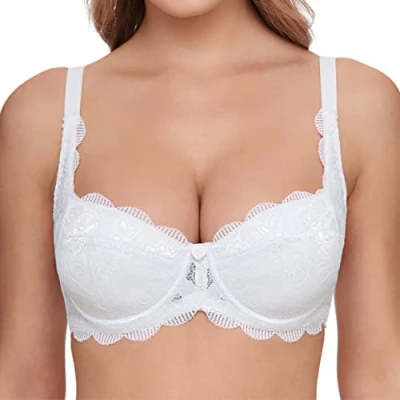 Image of SUSA Women&#039;s Wiesn Magic Bra, White, 44 A