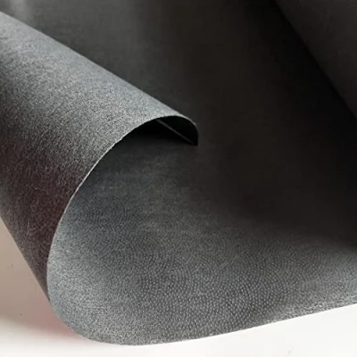 Image of Black Medium Weight fusible Iron on interfacing Sold by The metre 70cm Wide