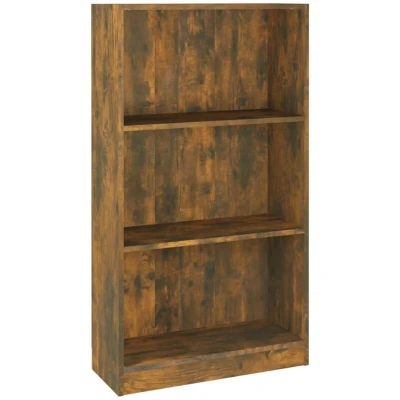 Image of vidaXL Book Cabinet Smoked Oak 60x24x109 cm Engineered Wood