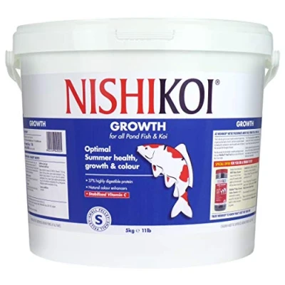 Image of Nishikoi Growth Complete Food for Koi and Pond Fish Small Pellets 5kg