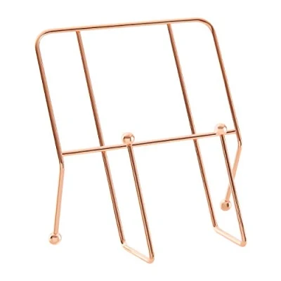 Image of Premier Housewares 509920 Cookbook Stand, Copper Finish, Ball Ends