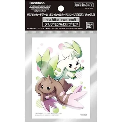 Image of Digimon 60ct Card Sleeves Terriermon Lopmon Ver. 2.0