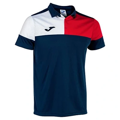 Image of Joma Men&#039;s Crew V T Shirt, Green, Black, White, S