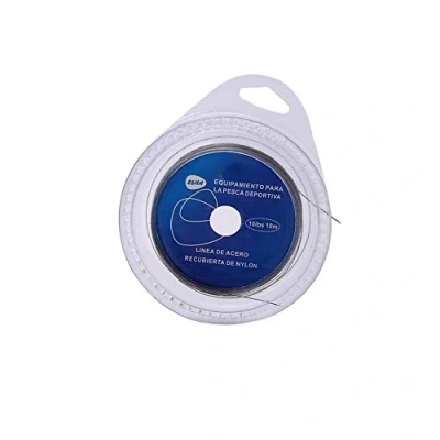 Image of Fishing Line, 5 Types 10 m Durable Braided Line High Sensitivity Steel Wire Covered with Plastic(10 lbs) Sportinggoods