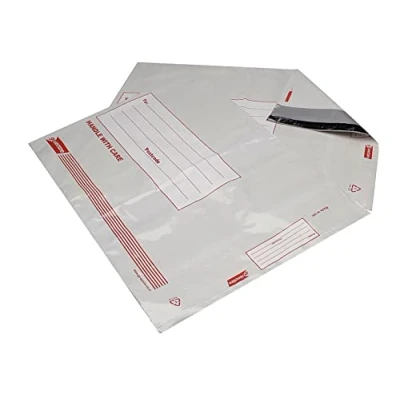 Image of Go Secure Extra Strong Polythene Envelopes 470x430mm (Pack of 25), white