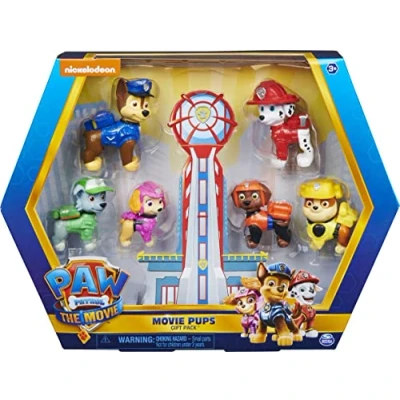 Image of PAW PATROL Movie Pups Gift Pack with 6 Collectible Toy Figures, Kids’ Toys for Ages 3 and up Multicolor 6060361